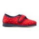 Padders Camilla Slippers - Red Combi