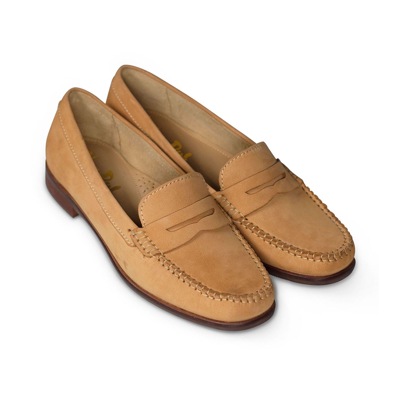 camel nubuck leather