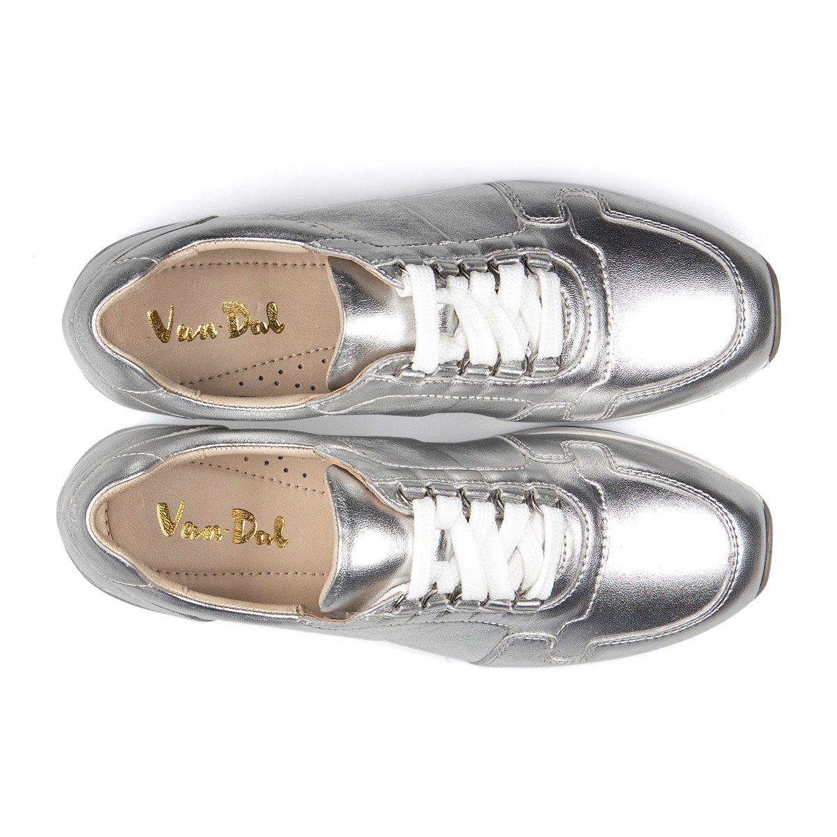 Vans silver shop shoes