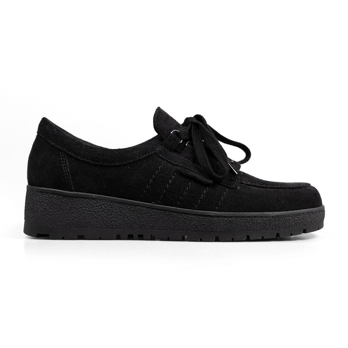 Pepper Black Suede