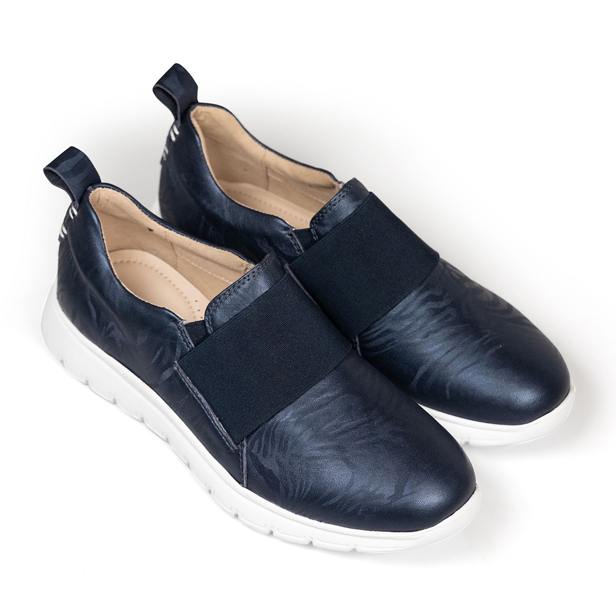 Ecco moccasin womens navy clearance