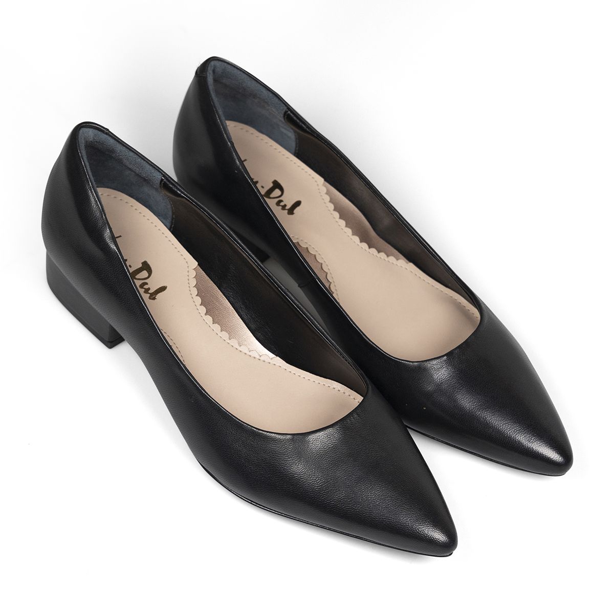 Ruby Black Leather