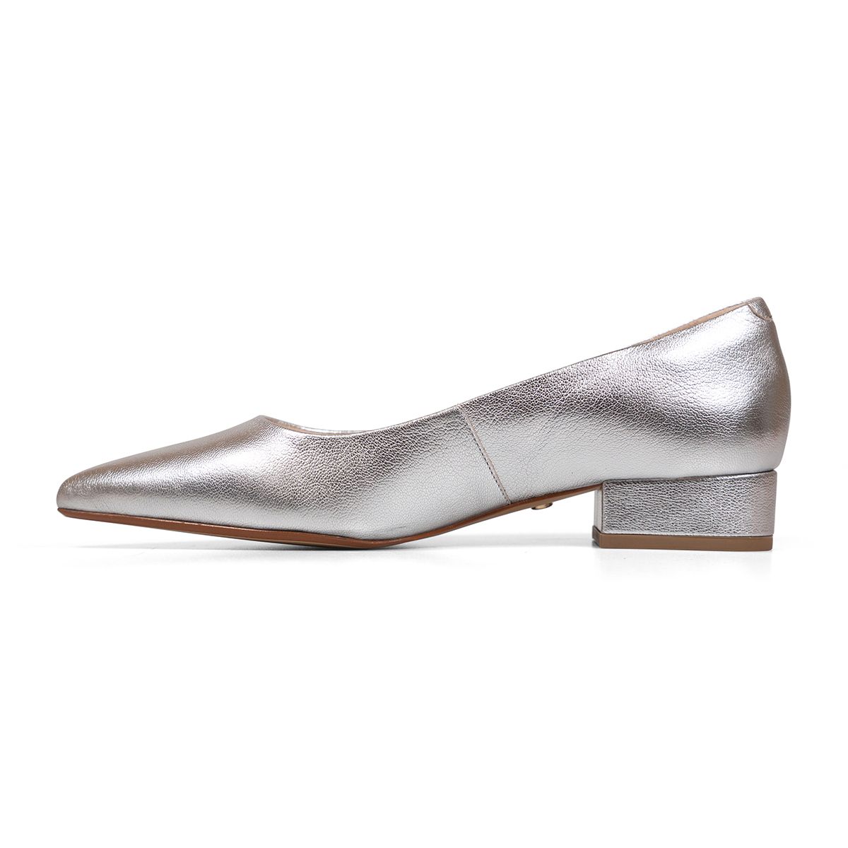 Rainbow Club Lavinia Ivory/Silver Block Heel Courts - Shoes.co.uk