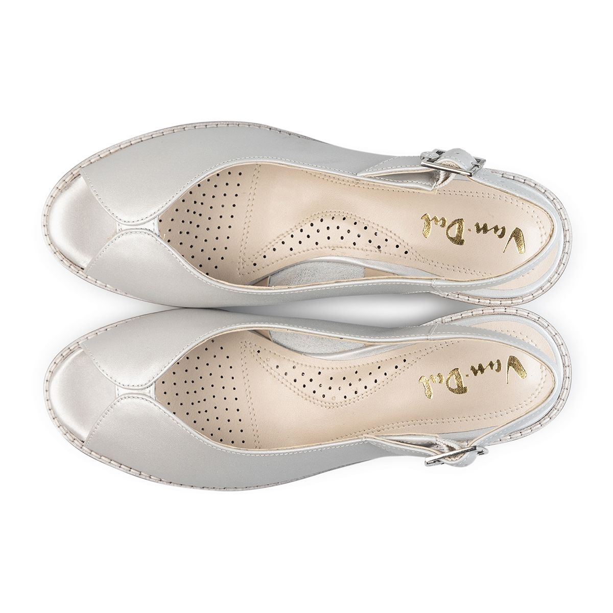 Van dal silver top shoes