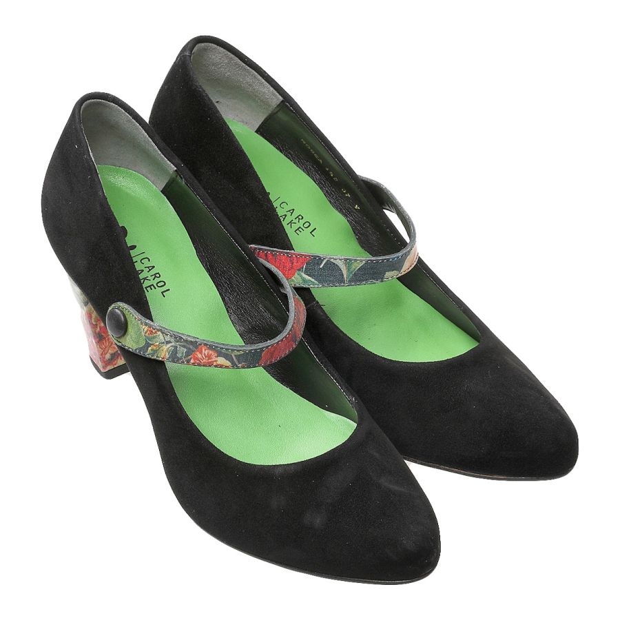 Rosea - Black Suede / Tangled