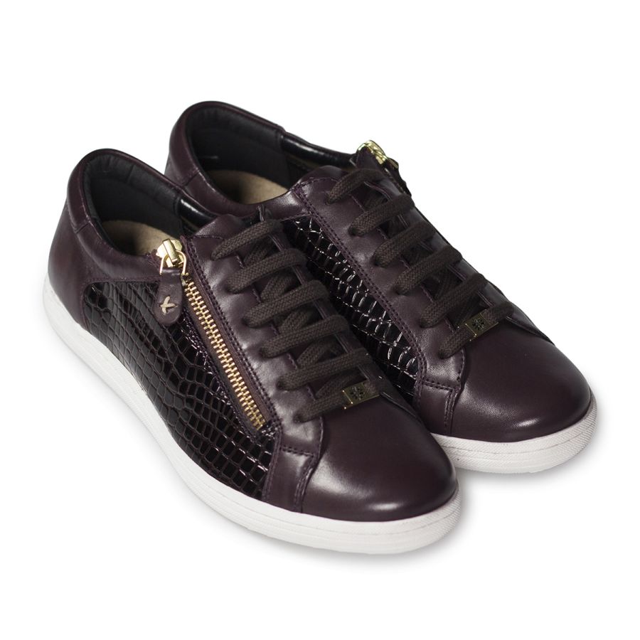 Detroit - Damson Leather / Croc