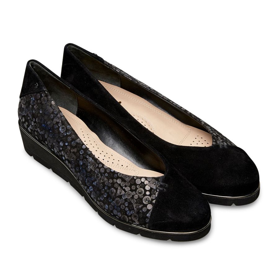 Flat black sequin clearance shoes