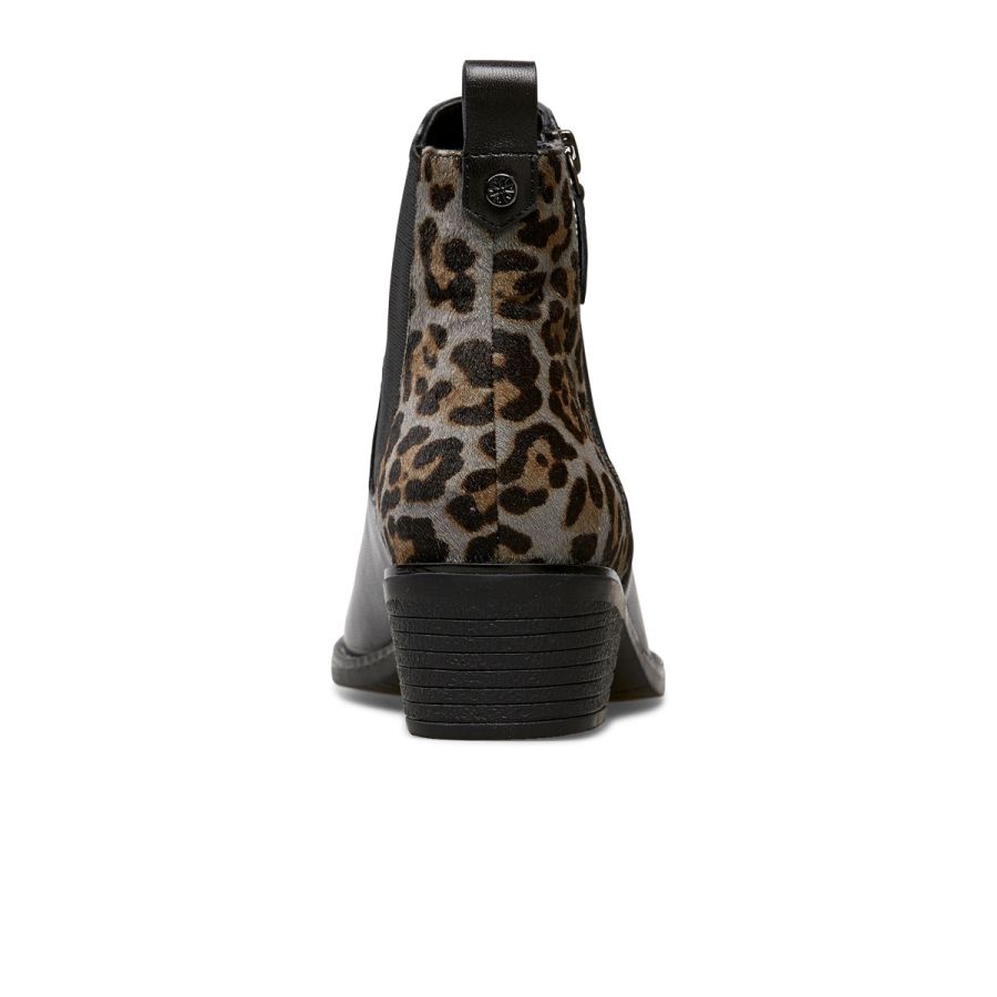 Barlow II - Black / Grey Leopard