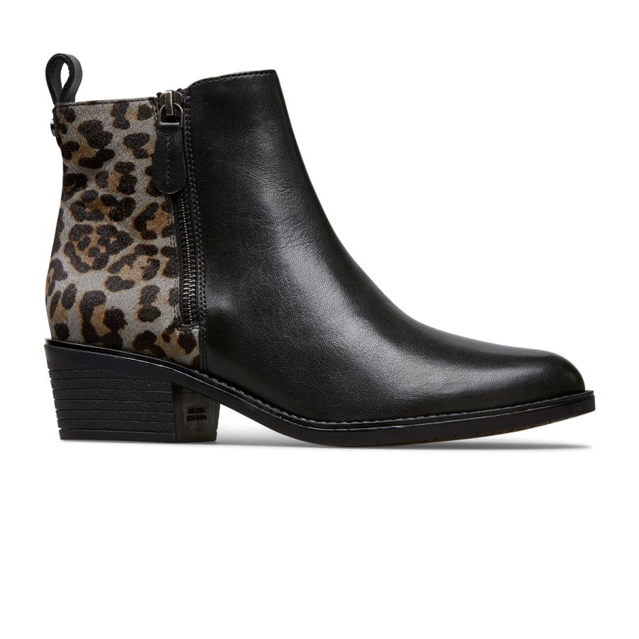 Barlow II - Black / Grey Leopard