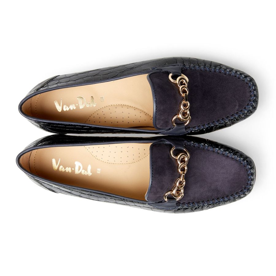 Greenham II - Midnight Patent Croc