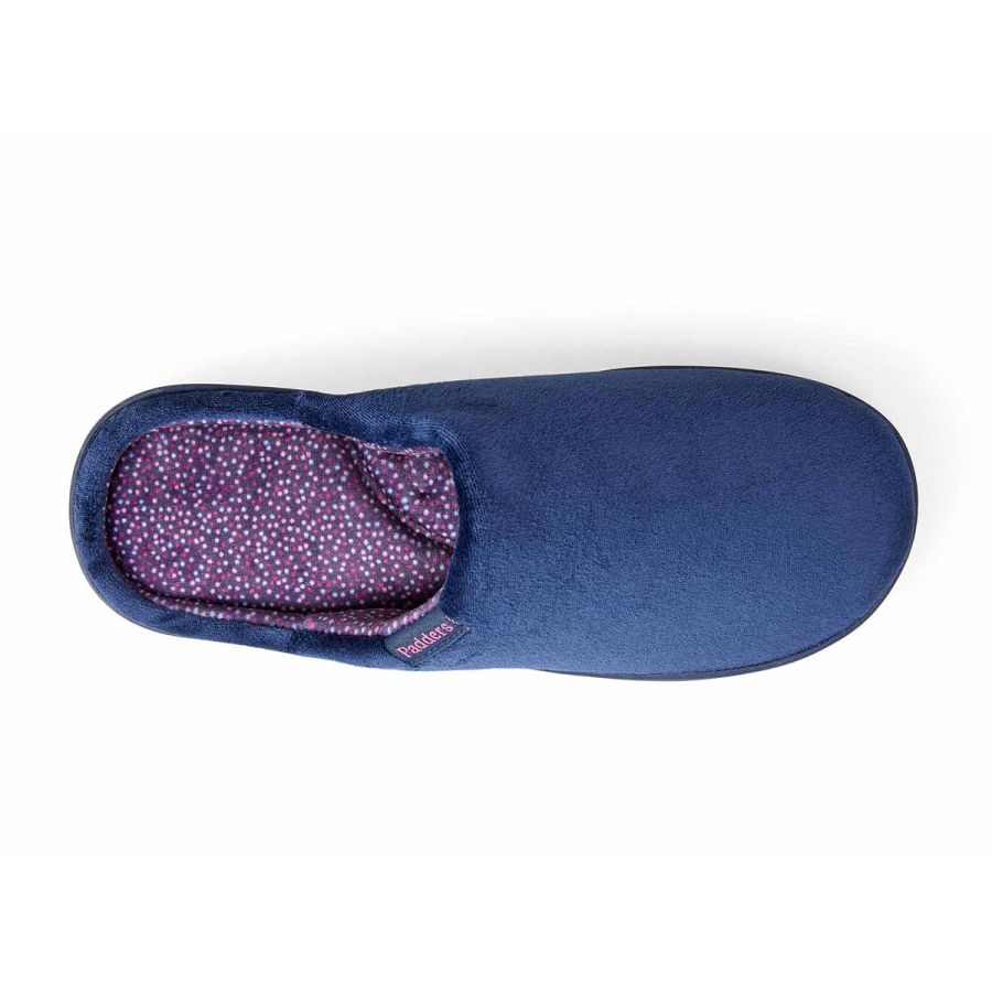 Padders Aimee Slippers - Navy