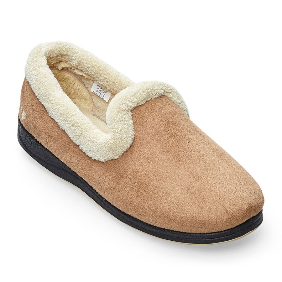 Padders Repose Slippers - Taupe
