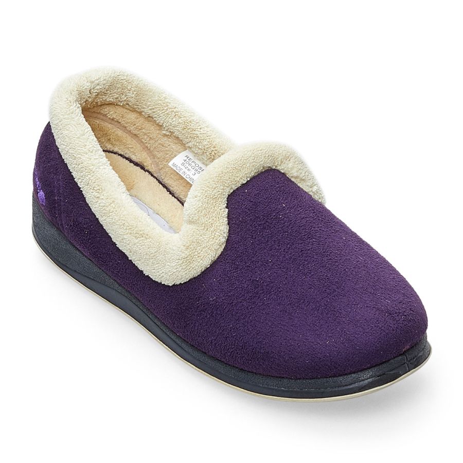 Padders Repose Slippers - Lilac