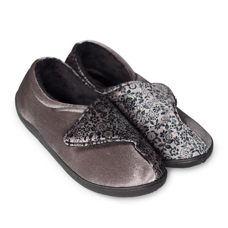 Padders Kozitoze Hope Slippers - Grey