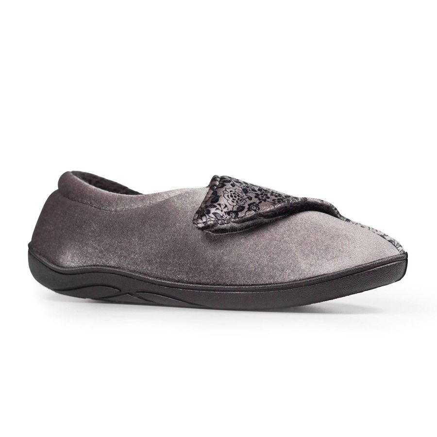 Padders Kozitoze Hope Slippers - Grey