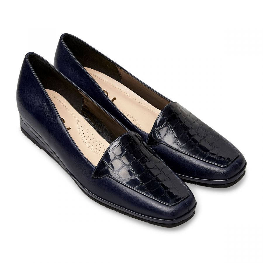 Verona III - Midnight / Patent Croc