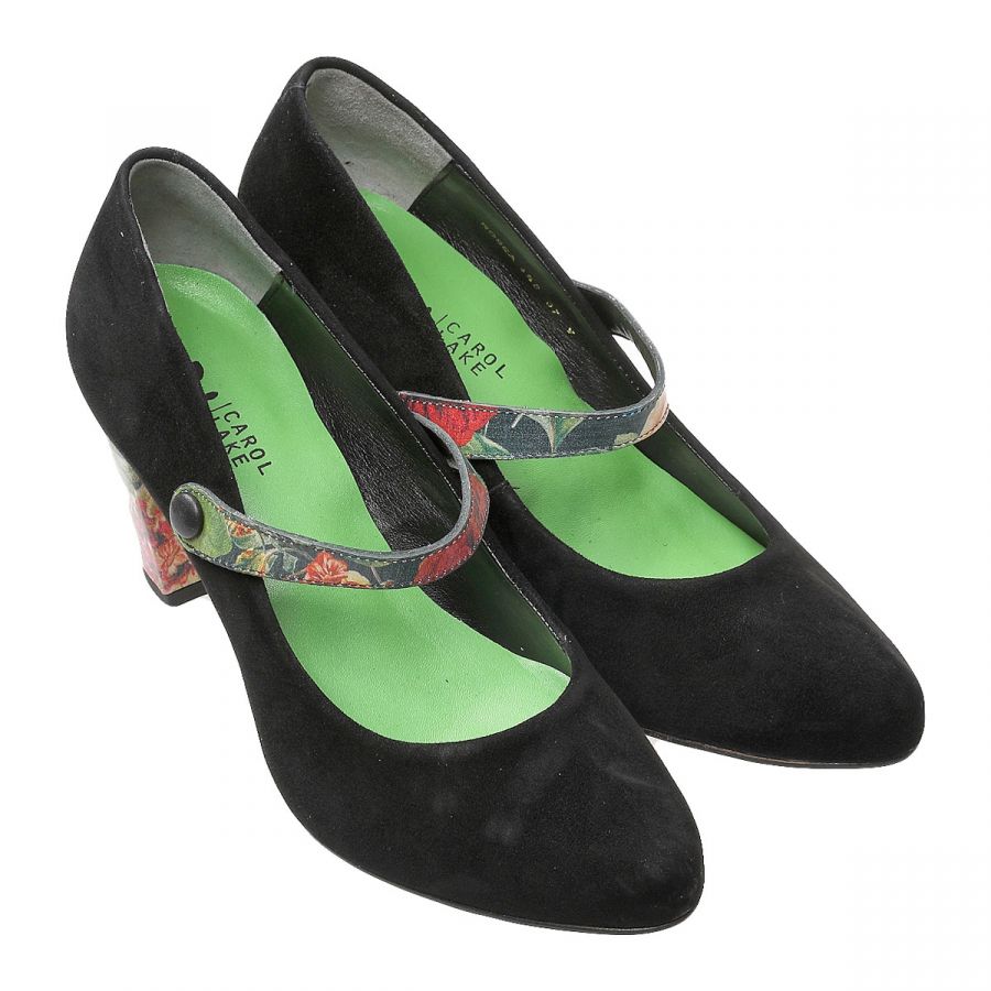 Rosea - Black Suede / Tangled