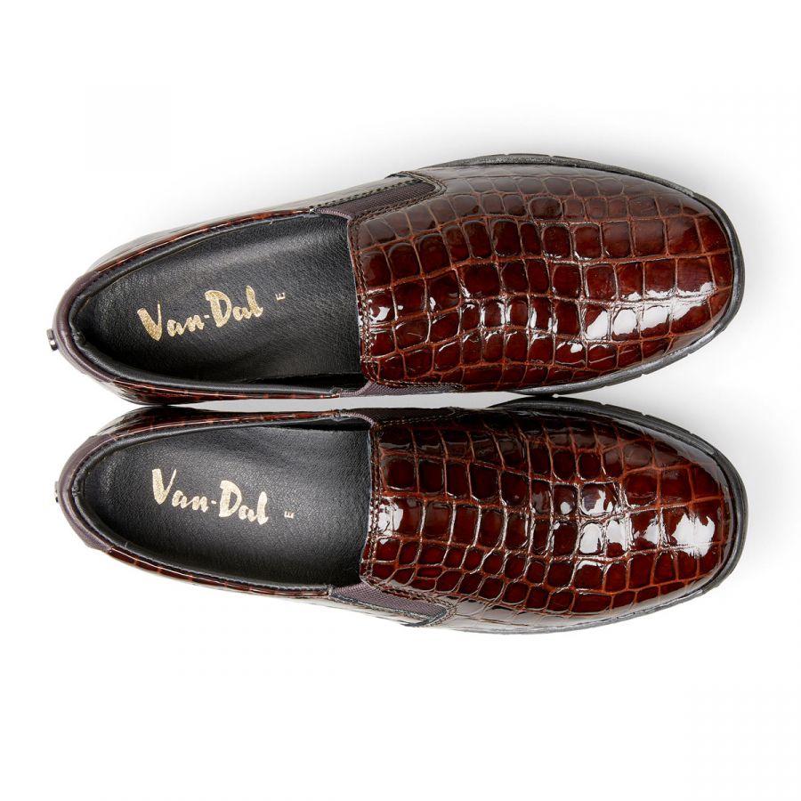 Ripple - Damson Patent Croc
