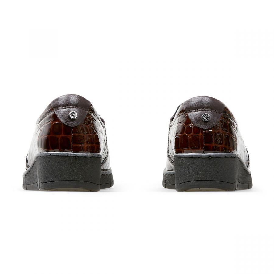 Ripple - Damson Patent Croc