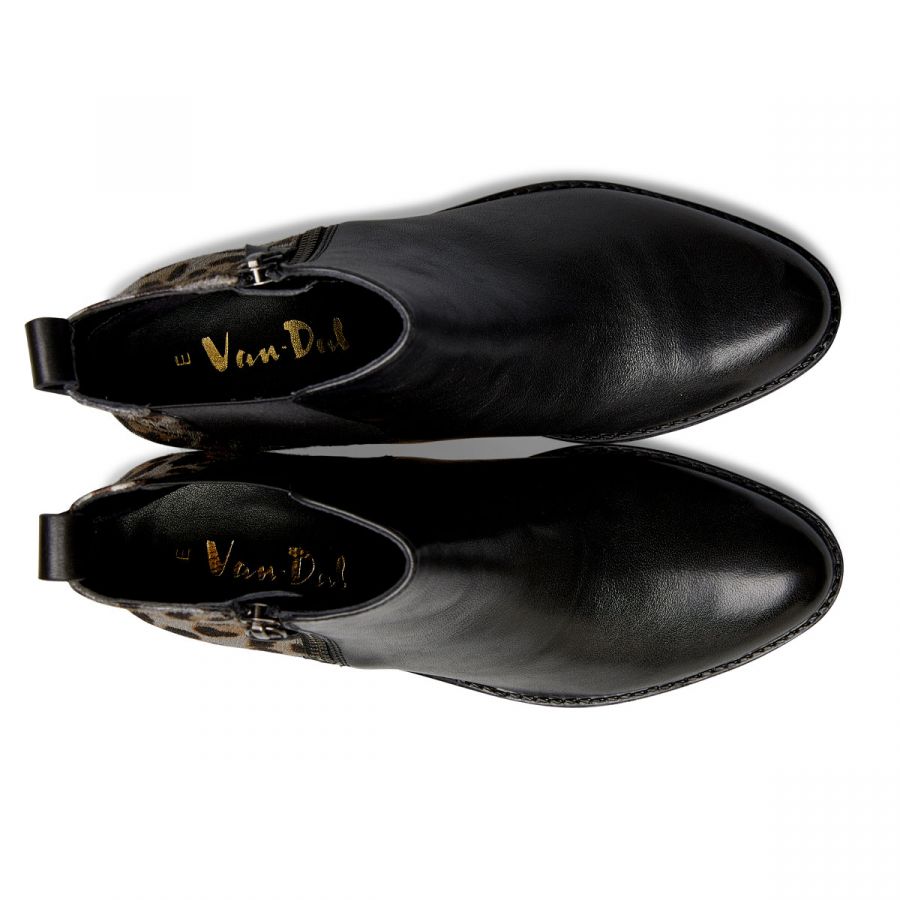 Barlow II - Black / Grey Leopard