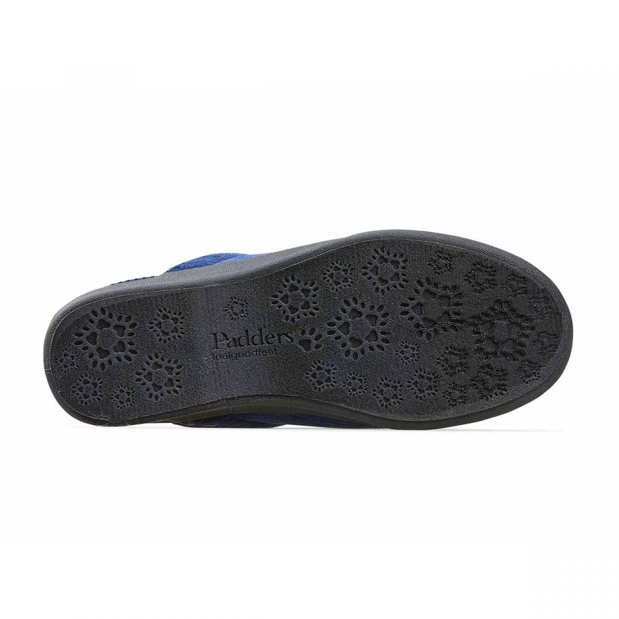Padders Celine Slippers - Navy Tarnish