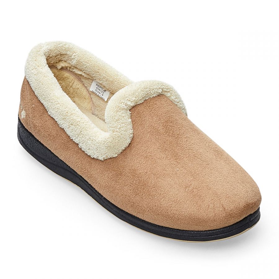 Padders Repose Slippers - Taupe