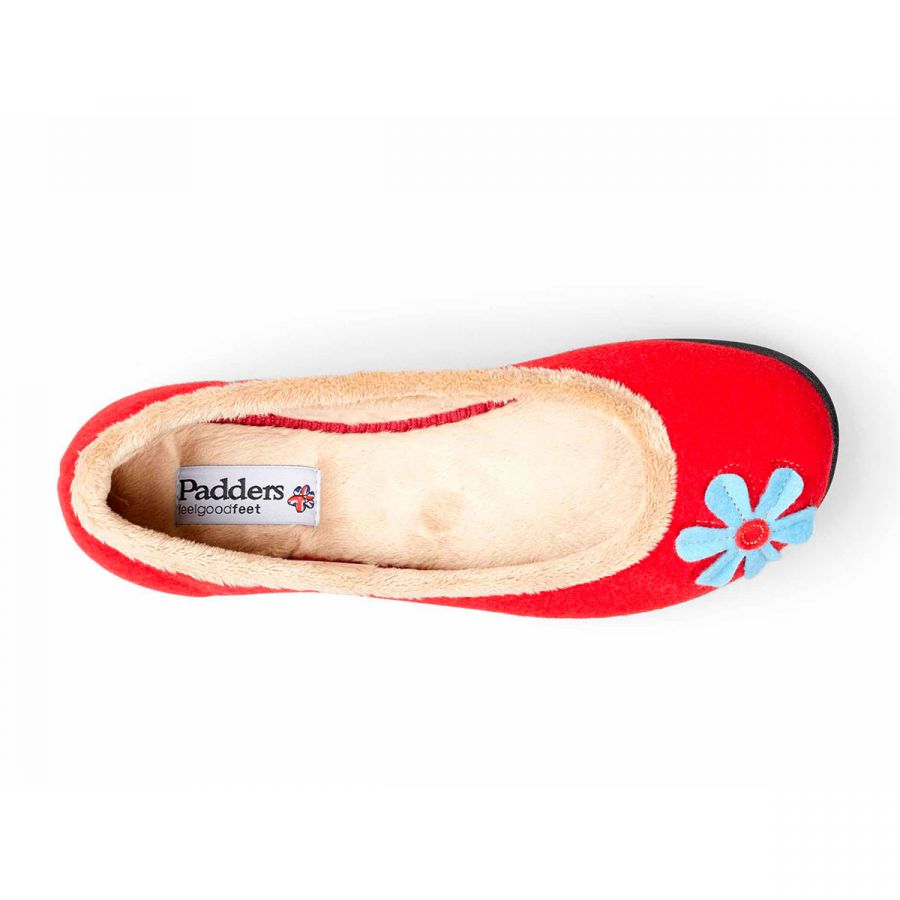 Padders Happy Slippers - Red