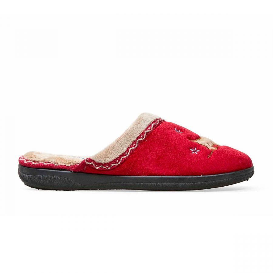 Padders Scotty Slippers - Red