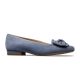 Janet - Antique Blue Suede