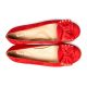 Janet - Holly Red Suede