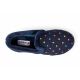 Padders Repose Slippers - Navy Polka