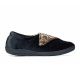 Padders Kozitoze Hope Slippers - Black / Gold